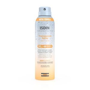 Fotoprotector ISDIN Transparent Spray Wet Skin SPF 30